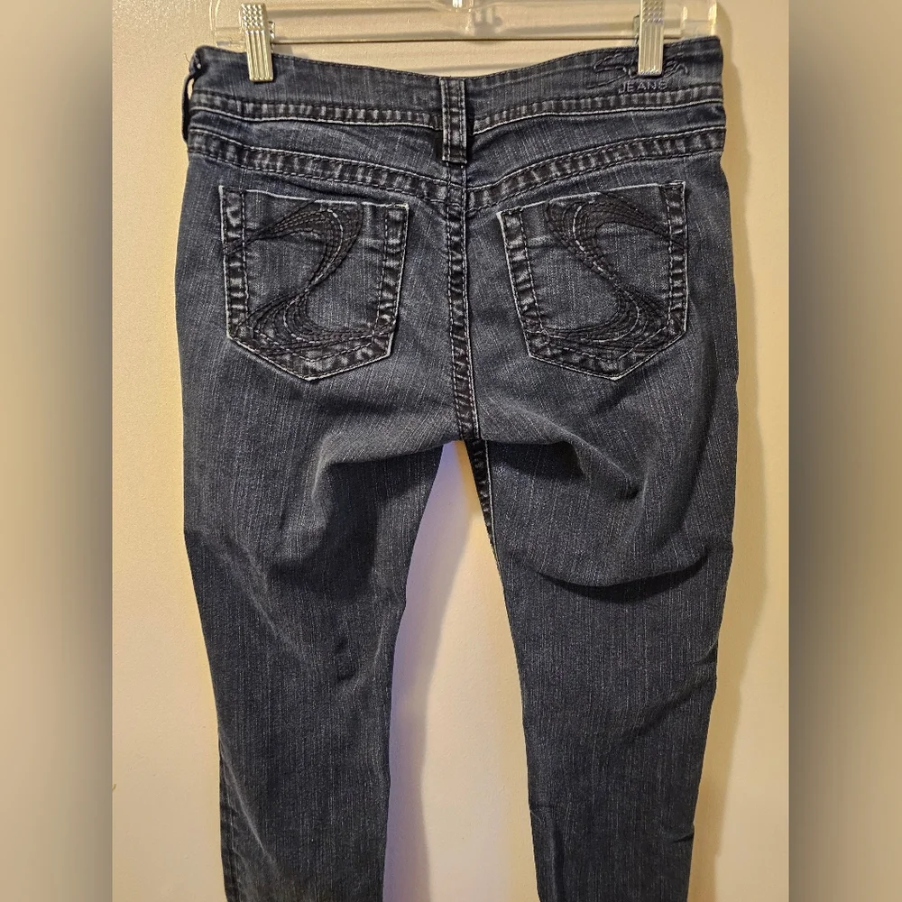 Silver Jeans Suki Skinny Blue Jeans Women's Size 29x31 Measures 29x30